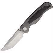 Tuya 7274202 Wrath V2 Tanto Framelock Knife Gray/Carbon Fiber Handles