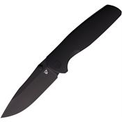 Vanguard ESOXB ESOX Black Framelock Knife Black Handles