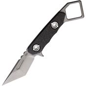 Vice Hardware ESTNGT Stinger Tumbled Tanto Fixed Blade Knife Carbon Fiber Handles