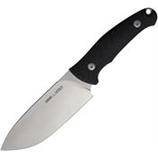 Viper 4054GG Ranger Stonewash Fixed Blade Knife Black SureTouch Handles