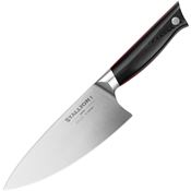 Vosteed SLCH4165 Stallion 6.5" Chef's Knife Black Handles