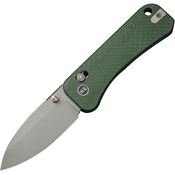 We 230753 Banter 2 Stonewash S35V CrossbarLock Knife Green Handles