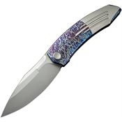 We 23069B4 Sine Wave Nested Linerlock Knife Flame Handles