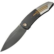 We 23069B3 Sine Wave Nested Linerlock Knife Gray Handles