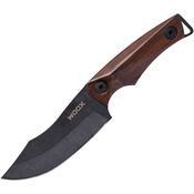 WOOX K06001 Bad Boy Hunter Acid Wash D2 Carbon Steel Fixed Blade Knife Walnut Handles