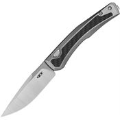 Zero Tolerance 0556 Auto 0556 Two Tone MagnaCut ButtonLock Knife Gray/Carbon Fiber Handles