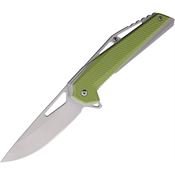 MTech A2011GN Assist Open Linerlock Knife Green Handles