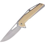 MTech A2011TN Assist Open Linerlock Knife Tan Handles