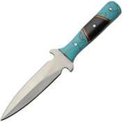 Pakistan 203541 Ocean Stinger Dagger Fixed Blade Knife Black/Blue Handles