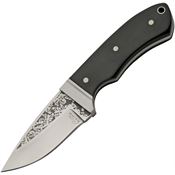 Rite Edge 211630BK Bobcat Skinner Fixed Blade Knife Black Wood Handles