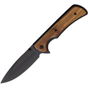 Elk Ridge A2003BK Assist Open Linerlock Knife Black Handles