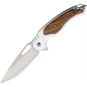 MTech A2012LB Assist Open Linerlock Knife Light Brown Handles