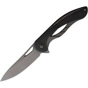 MTech 2013BK Black Lockback Knife Gray Handles