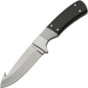 Rite Edge 211629BK Guthook Fixed Blade Knife Black Handles