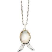 Rite Edge 211583WH White Shell Blade Necklace