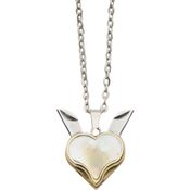 Rite Edge 211584PE Pearl Heart Blade Necklace