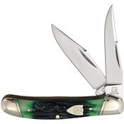 Rough Rider 2633 Bluegill Copperhead Knife Blue/Green Bone Handles