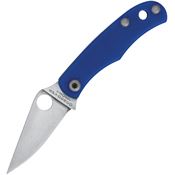 Spyderco 133GBLP Bug Slip Joint Knife Blue G10 Handles