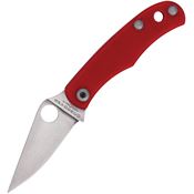 Spyderco 133GRDP Bug Slip Joint Knife Red G10 Handles