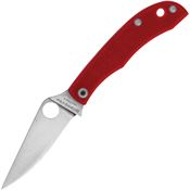 Spyderco 137GRDP Honeybee Slip Joint Knife Red G10 Handles