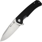 SenCut 240251 Skarnax Drop Point Linerlock Knife Black G10 Handles