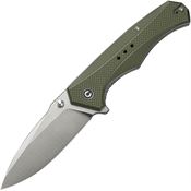 Civivi 23081B2 Photonix Drop Point Linerlock Knife Green G10 Handles