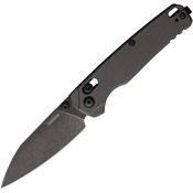 Kershaw 6105GRYBW Bel Air Blackwash MagnaCut Duralock Knife Gray Handles