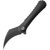 Shieldon DC01P Scythe XL Black Framelock Knife Black G10 Handles