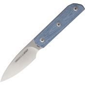 Viper 4064CD Mirror2 Stonewash Fixed Blade Knife Denim Micarta Handles