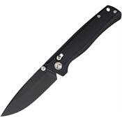 CMB 17B Braveman Black S35VN Axis Lock Knife Black Handles