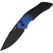 Kershaw 7100GBLUBLK Auto Launch 1 Black MagnaCut Tanto Button Lock Knife Black/Blue Handles