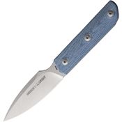 Viper 4060CD Mirror1 Stonewash Fixed Blade Knife Denim Micarta Handles