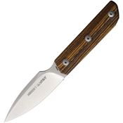 Viper 4058BC Mirror1 Satin Fixed Blade Knife Bocote Handles