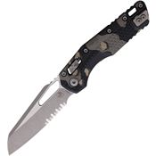 Microtech 210T11APPMTC MSI Apocalyptic Part Serrated Sheepsfoot Ram-Lok Knife Tactical Camo Tri-Grip Handles