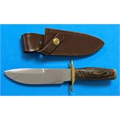 Smith & Wesson 187 6030 Fixed Blade Knife Black/Brown Handles