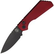 Pro Tech PT203RED Auto Strider PT+ Black MagnaCut Button Lock Knife Red Handles