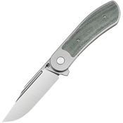 Bestech T2411A Vestige Magnacut Framelock Knife Gray/Black Handles