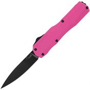 Kershaw 9000PKBLK Auto Livewire Black MagnaCut OTF Knife Pink Handles