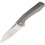 Ketuo M023 Telson Bead Blast Framelock Knife Gray/Zirconium Handles