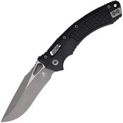 Microtech 17302 Amphibian Apocalyptic Single Edge Ram-Lok Knife Black Frag G10 Handles