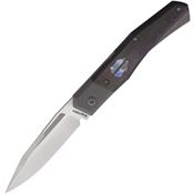 Suprlativ 014 Infidel Clip Point Slip Joint Knife Purple Haze Handles