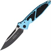 Microtech 1601TQ Socom Elite Two-Tone Linerlock Knife Turquoise Handles