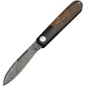 Boker 117942DAM Prime Damascus Barlow Knife Walnut Handles