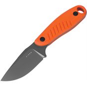 Kizer 1077A1 Hare Gray D2 carbon Steel Fixed Blade Knife Orange G10 Handles