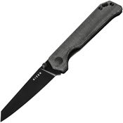 Kizer V3458RA1 Mini Begleiter Black Nitro V Linerlock Knife Black Micarta Handles