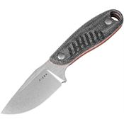 Kizer 1077A2 Hare Stonewash Nitro V Fixed Blade Knife Blk Mic Handles