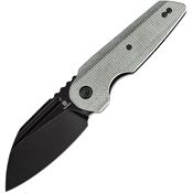 Tenable 1048A1 Rafe L Black Stonewash Sheepfoot Linerlock Knife Green Micarta Handles