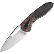 Kansept 1075A1 Thoth Stonewash Bolster Lock Knife 80s Camo Handles