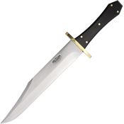 Svord CHBBL Bowie Carbon Steel Fixed Blade Knife Coffin Black Lucite Handles