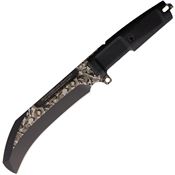 Extrema Ratio 0442BLKSE Corvo Last Call Fixed Blade Knife Black Handles